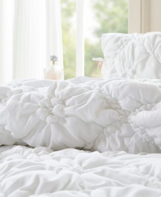 Lily Floral Embroidery 2-Pc. Comforter Set, Twin