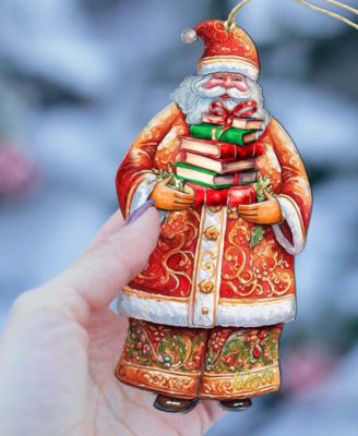 Santa's Book Collection Ornament