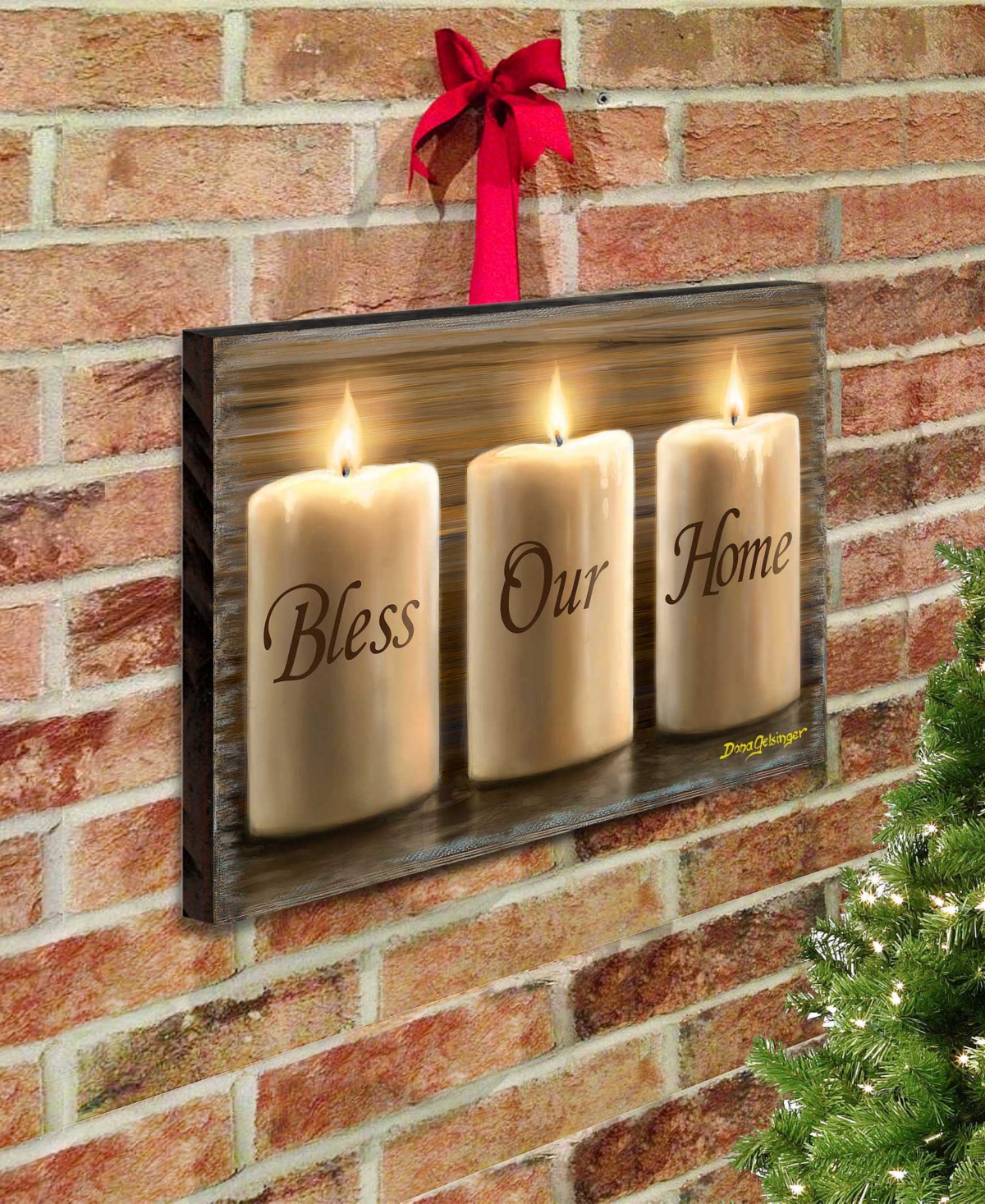 Designocracy Bless Our Home Wall Art By D. Gelsinger In Multi