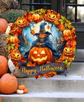 Halloween Wreath Door Hanger