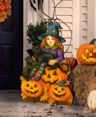 Halloween Witch Outdoor Garden D&eacute;cor
