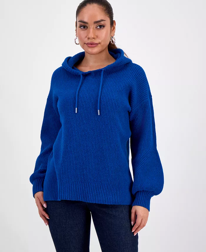 Petite Blouson-Sleeve Hoodie