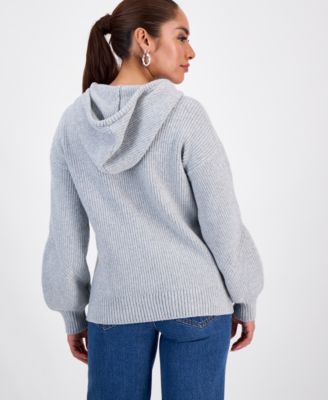 Petite Blouson-Sleeve Hoodie, Macy's Exclusive
