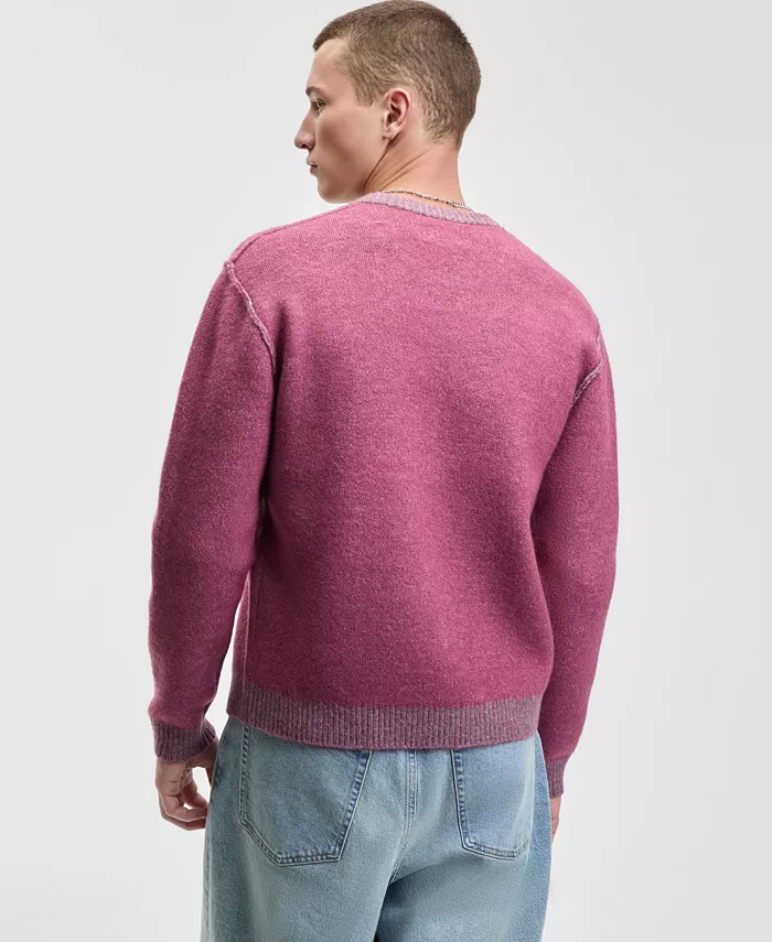 Men's Contrast Trim Sweater - thumbnail 2
