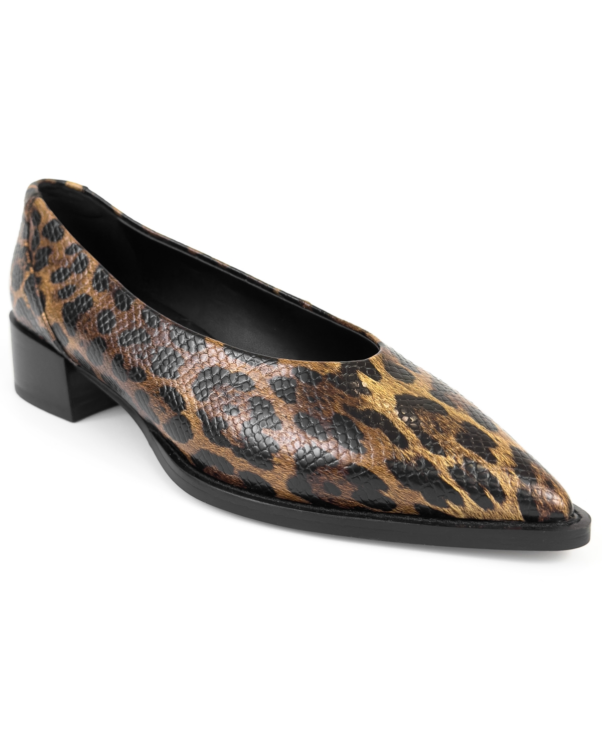 Aerosoles Women's Mide Tailored Flat In Animal Print