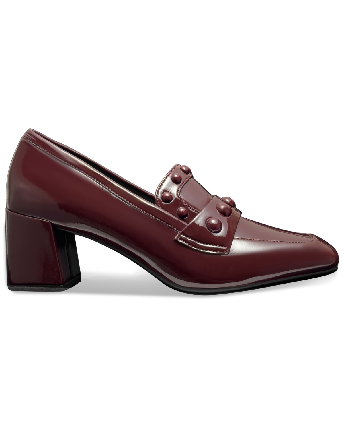Aerosoles Izell Square Toe Pump In Burgundy