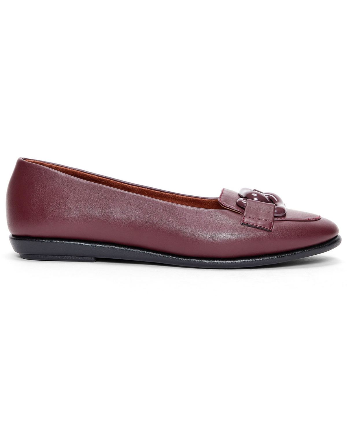 Aerosoles Women's Bell Buckle Ballet Flats In Animal Print
