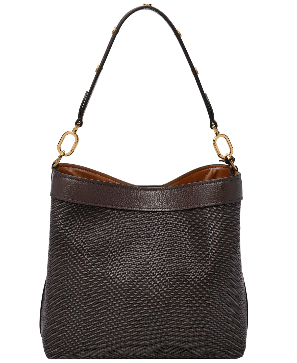 Fossil Jessie Bucket Shoulder Bag In Brown