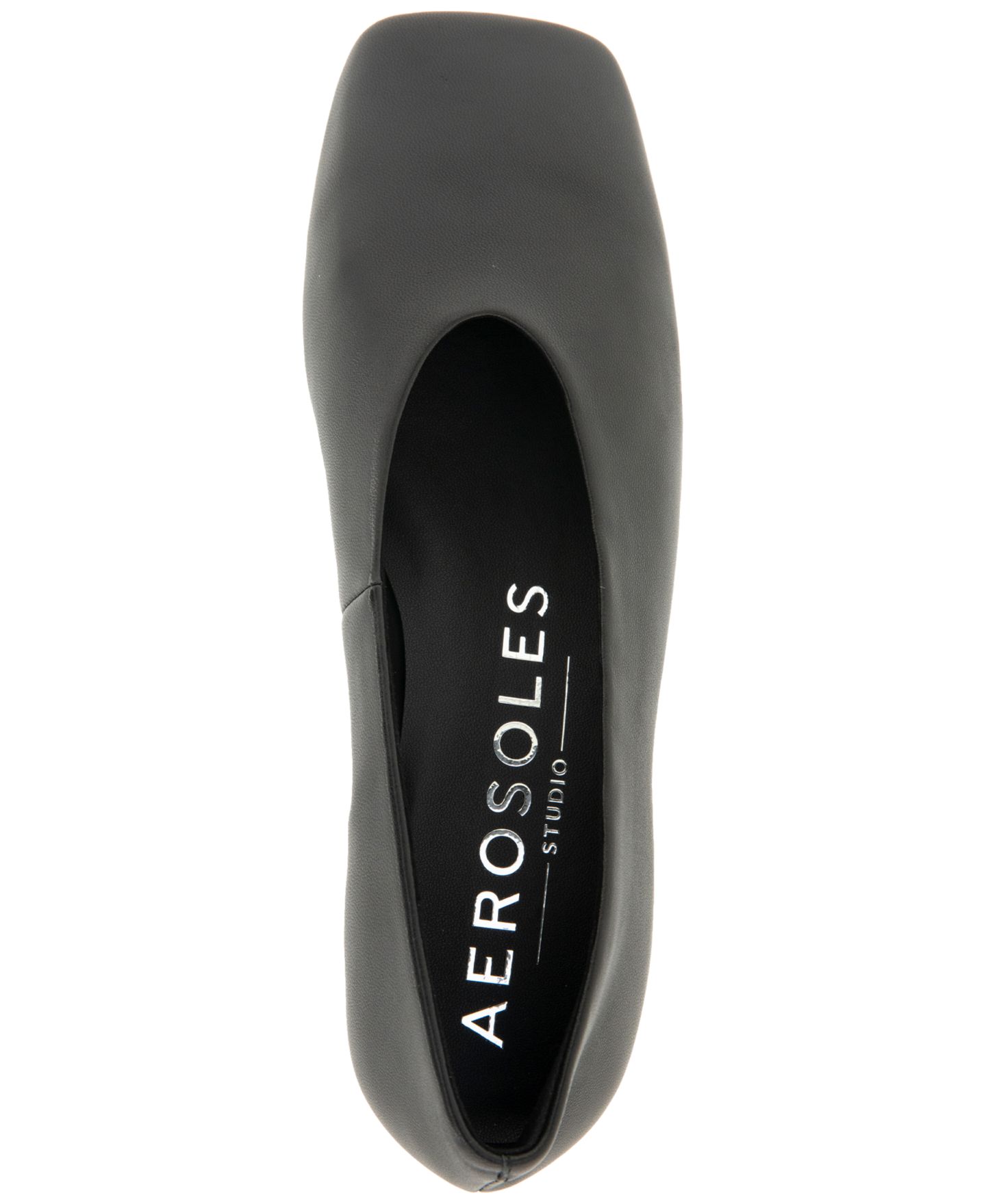 Женские туфли Aerosoles Nannie Dress Block Heel Pumps, цвет: Чёрный мягкий кожаный — фото 4