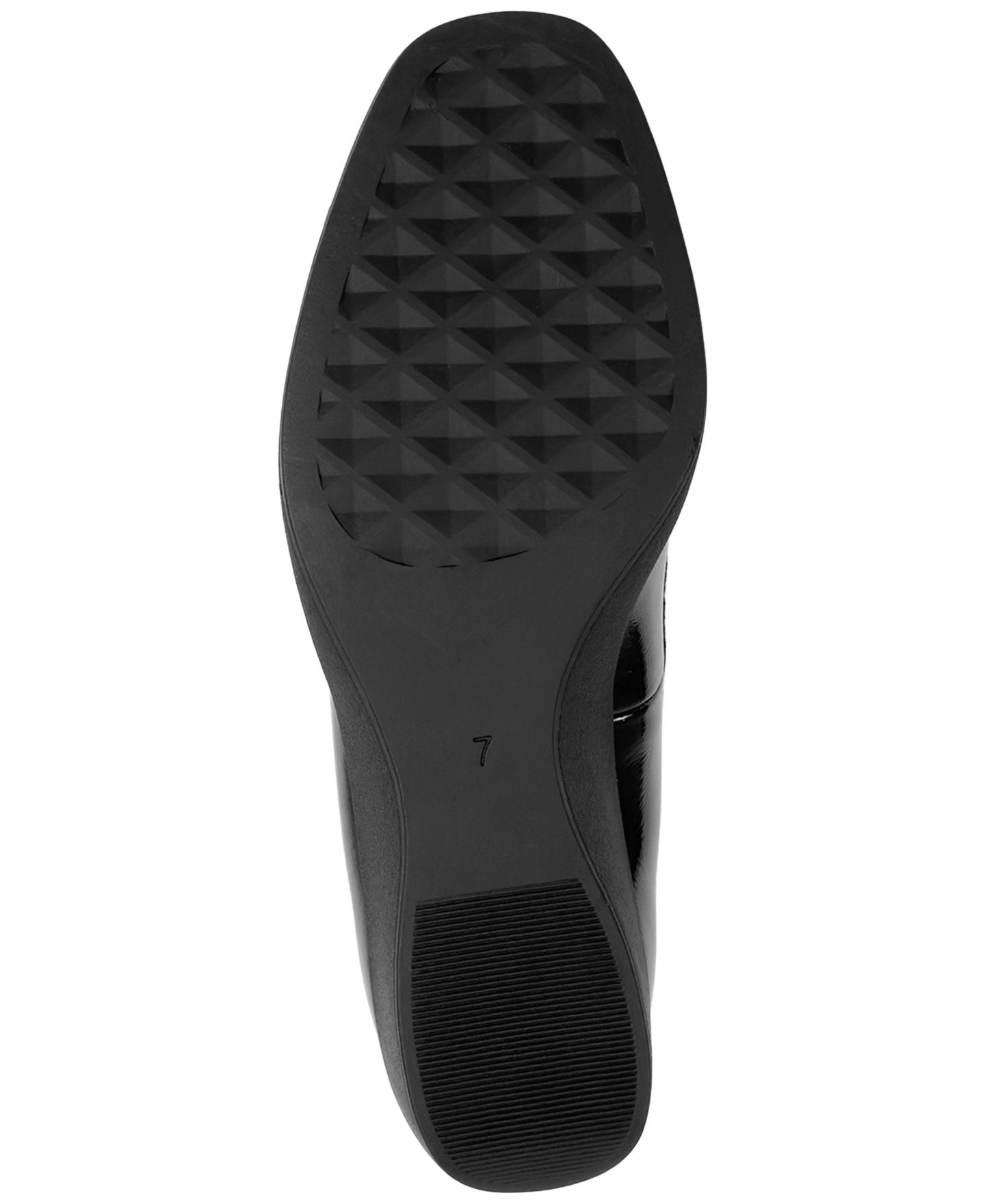 Женские туфли Aerosoles Tema Slip-On Wedge Pumps, цвет: Чёрный искусственная лаковая кожа — фото 5