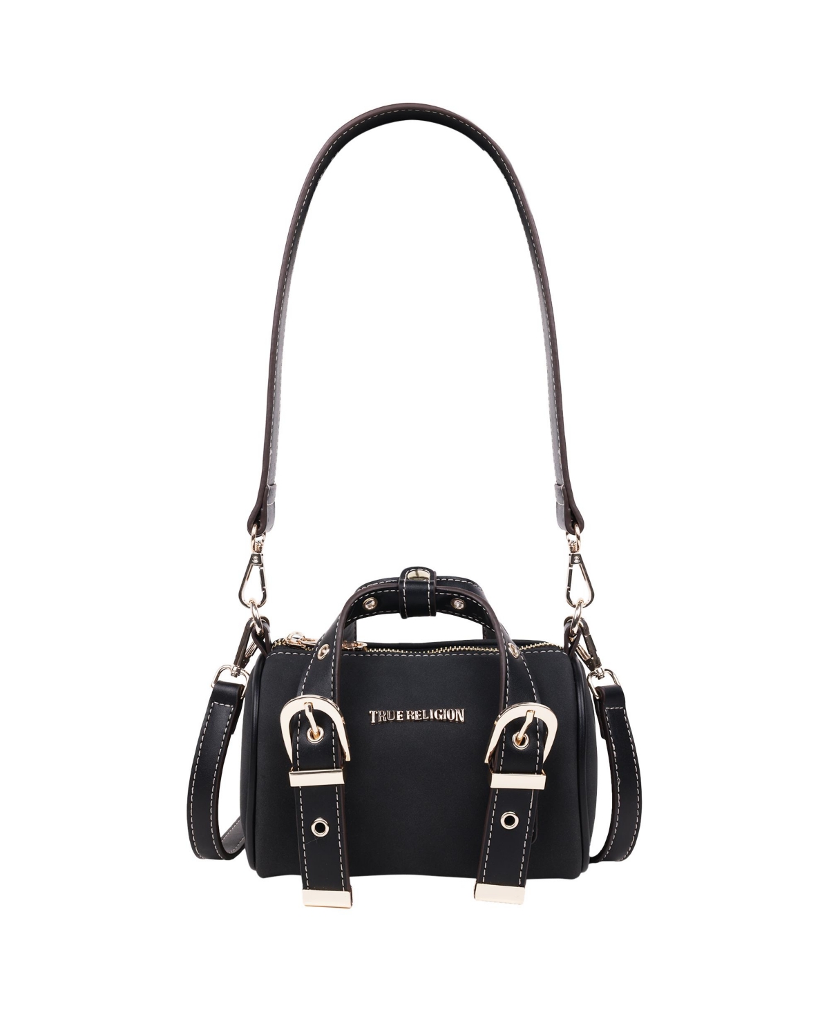 True Religion Metal Plaque Quilted Crossbody