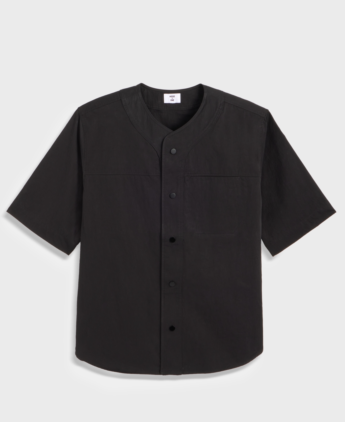 Mode of One Men's Relaxed Fit Short Sleeve Snap-Front Shirt, Macy's Exclusive