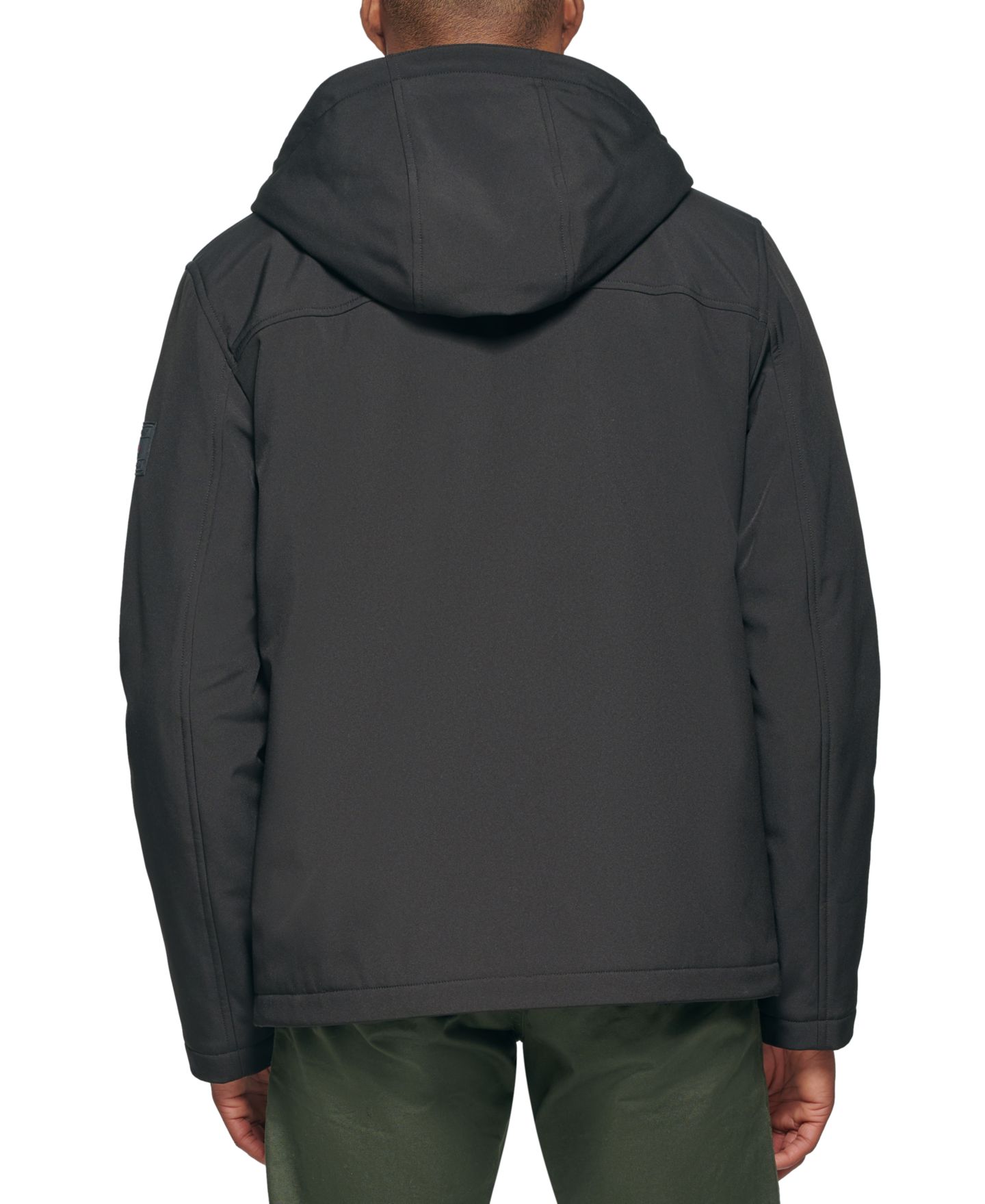 Мужская куртка Tommy Hilfiger Softshell Hooded, цвет: Чёрный — фото 6