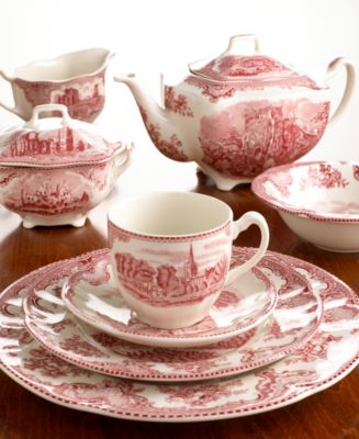 Britain Old Brothers Johnson | Amazon.com セット 大皿8点 Castle Britain Old ジョンソンブラザーズ Castles Dinner Blue 食器