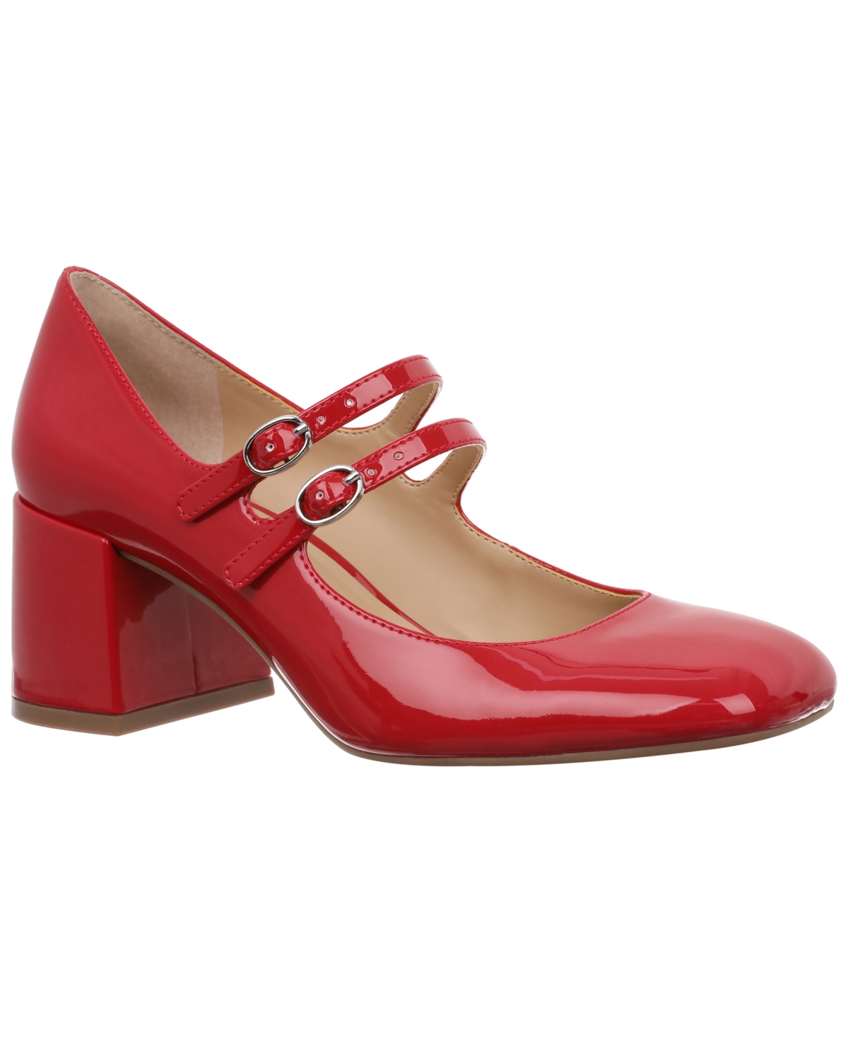 On 34th Women's Tovee Mary Jane Pointed-toe Pumps, Macy's Exclusive In Red