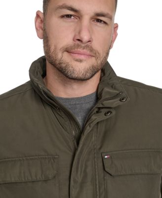 Men's Four Pocket Military-Inspired Field Jacket