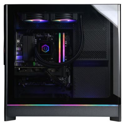Gamer Supreme Liquid Cooled Gaming Desktop Computer, AMD Ryzen 7 9700X 3.8GHz, 32GB RAM, 2TB SSD, AMD Radeon RX 9060 XT 16GB, Windows 11