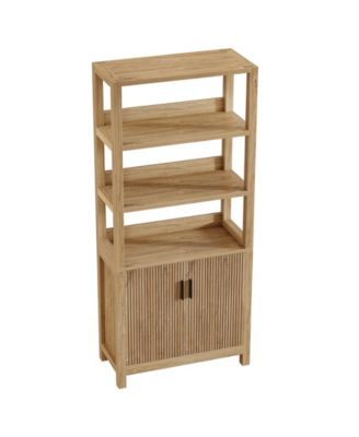 70.9" Tall Kitchen Pantry with Door, Wooden Storage Cabinet, Freestanding Pantry Organizer