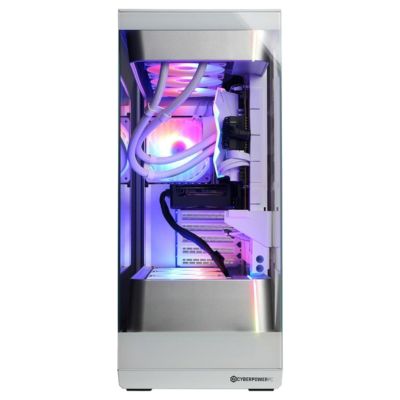 Gamer Supreme Liquid Cooled Gaming Desktop Computer, AMD Ryzen 7 9800X3D 4.7GHz, 32GB RAM, 2TB SSD, AMD Radeon RX 9060 XT 16GB, Windows