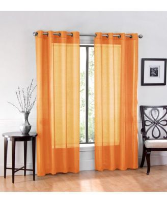 Ultra Luxurious Elegant Sheer Grommet Single Curtain Panel
