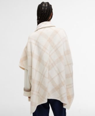 Women's Vienna Knitted Cape Coat with Scarf