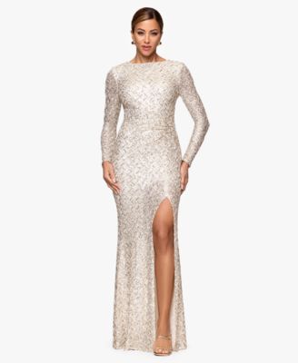 XSCAPE - Women's Sequin Detail Gown