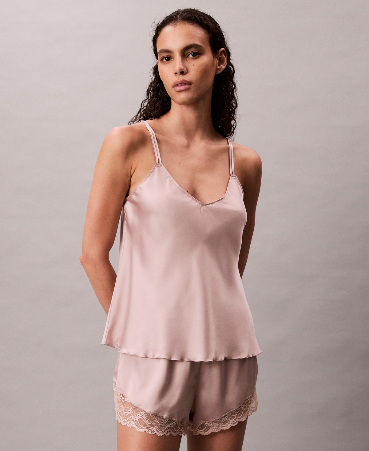 Calvin Klein Women's Essential Pull-On Lace Shorts-QS7294