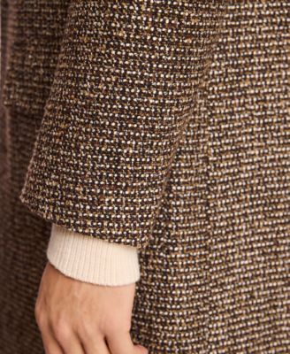 Men's Textured Oversized Coat