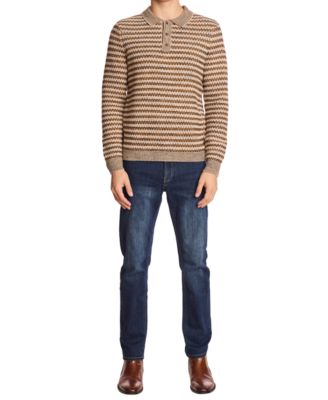 Men's Striped Polo Shirt