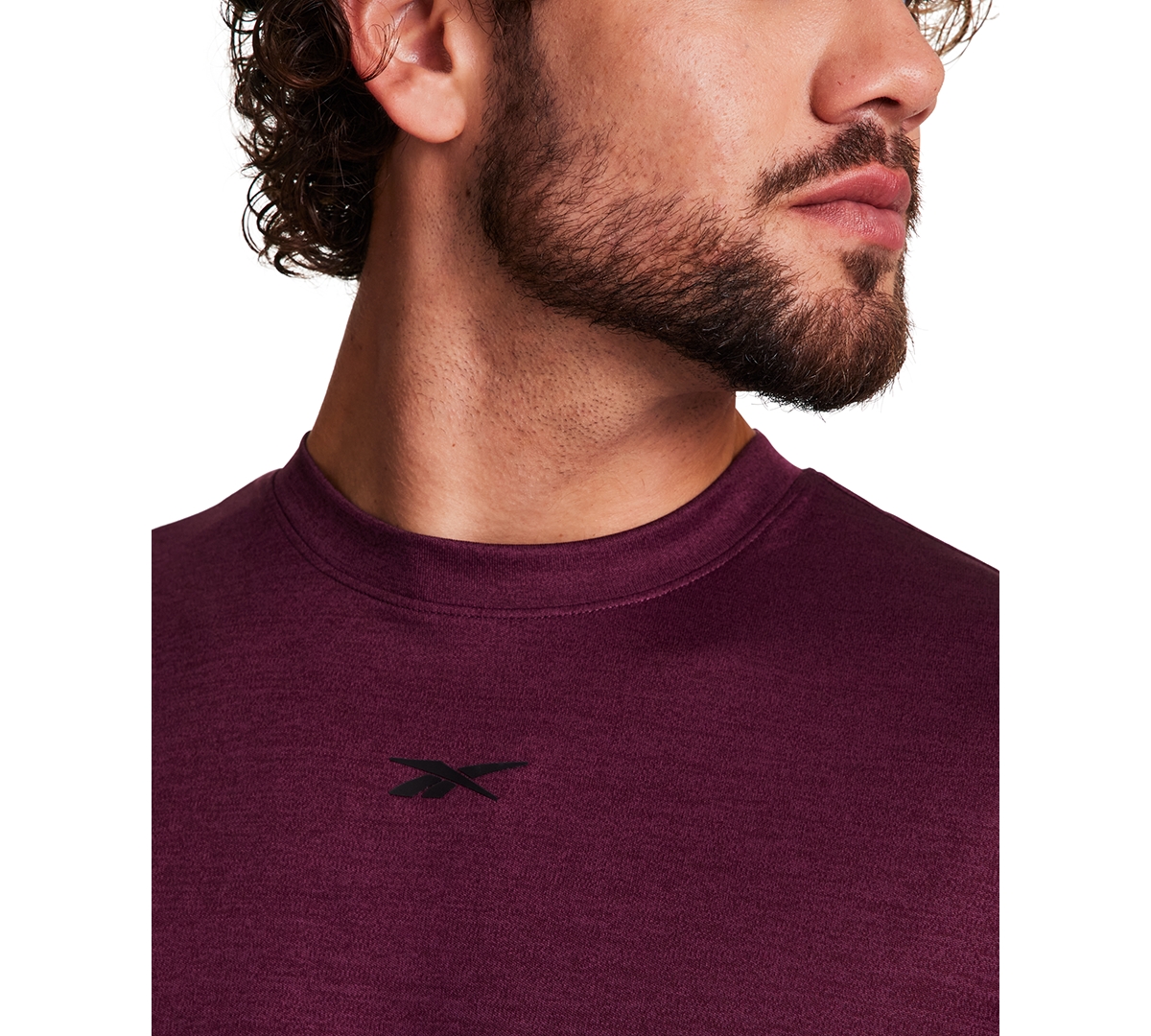 Reebok Men's Tech Regular-Fit Logo T-Shirt