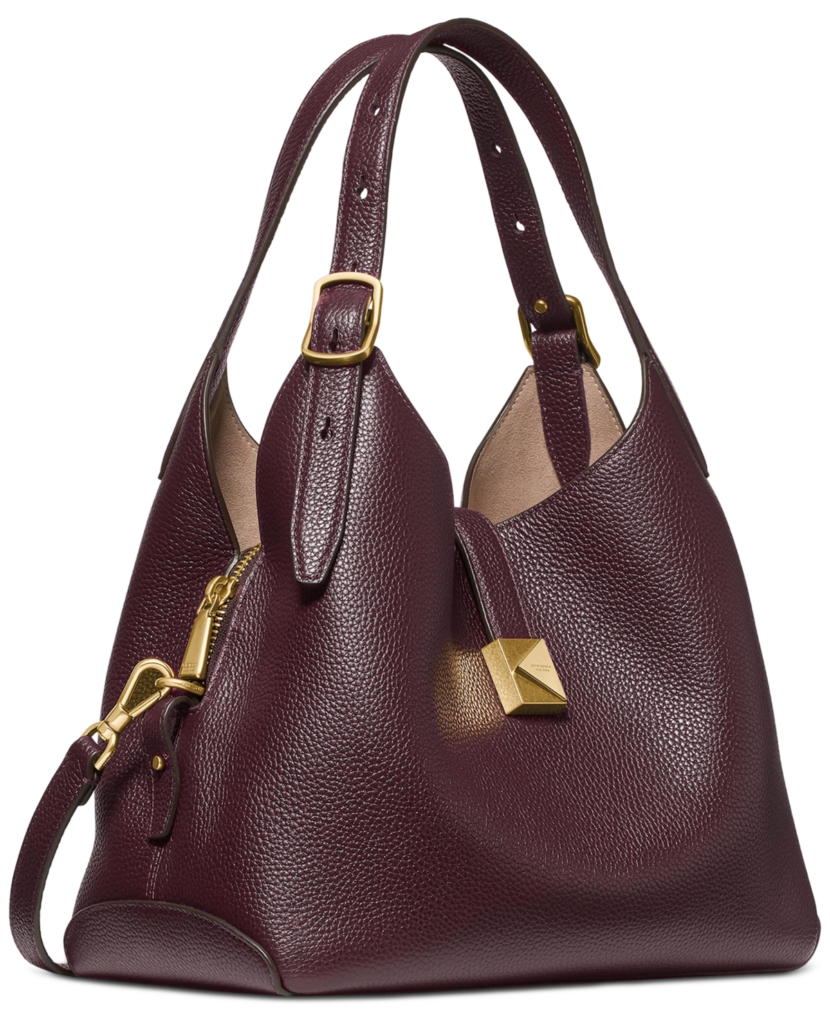 Kate Spade New York Deco Medium Pebbled Leather Crossbody Tote Bag