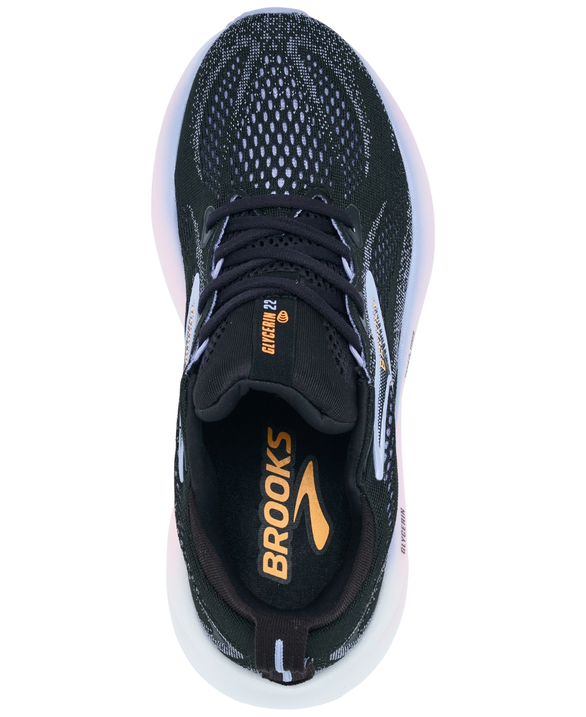 Brooks Women's Glycerin 22 Running Sneakers From Finish Line In Black