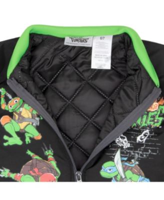 Boys Graphic Print Bomber Varsity Jacket