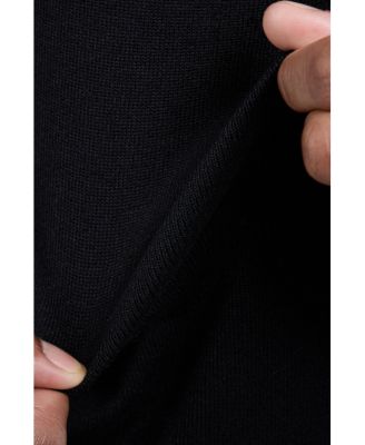 Men's Quarter Zip Mock Neck Sweater