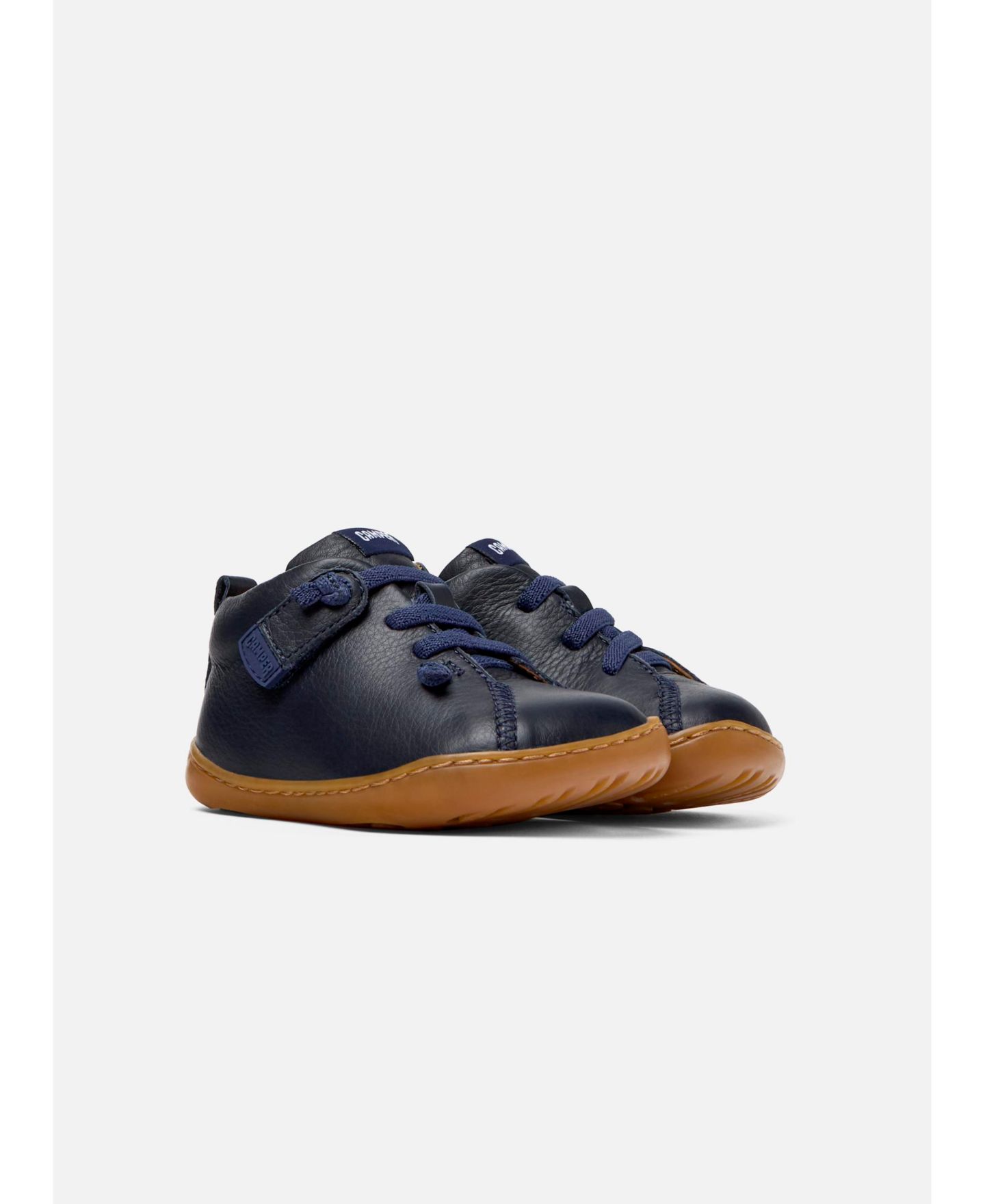Ботинки Camper Peu Cami First Walker Leather Boots для малышей, цвет: Синий — фото 1