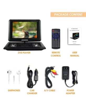 15.4 Inch Portable DVD Player with TFT-LCD Screen and HDMI/USB/SD/AV Inputs