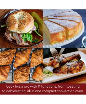 30 Liter Digital French Door Multi-Function Electric Convection Toaster Oven with Rotisserie Set