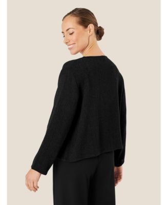 Women's Majulitta Open-Front Boucle Jacket