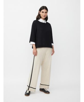 Women's MaDarmi 3/4 Sleeve Round Neck Top