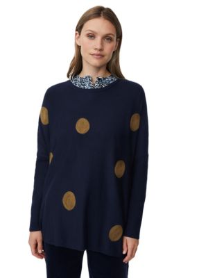 Women's Long Sleeve Round Neck Knit Jumper