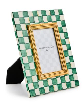 Emerald Check 4" x 6" Frame