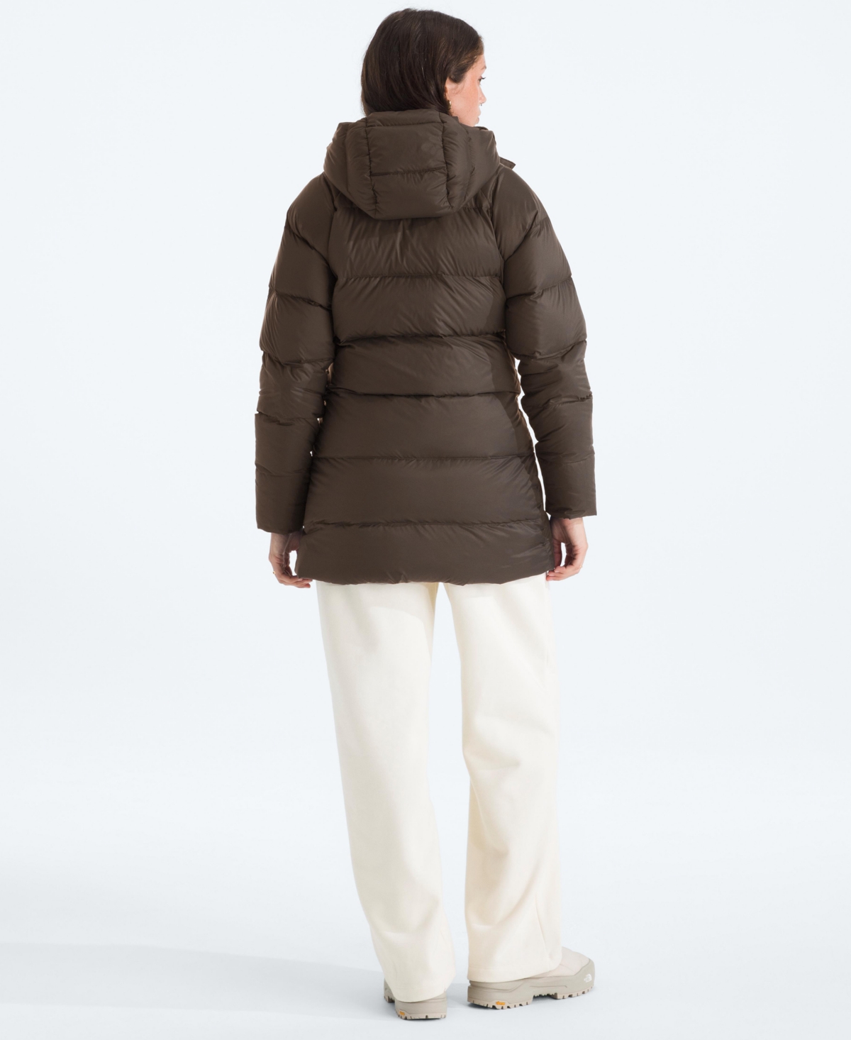 The North Face Women's Hydrenalite City Parka Hooded Jacket In Brown
