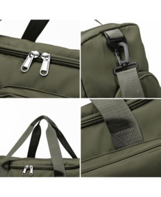 Travel Duffel Bag with Shoes Compartment Sports Gym Bag with Dry Wet Separated Pocket for Men and Women Overnight Bag Weekender Bag Training Handbag