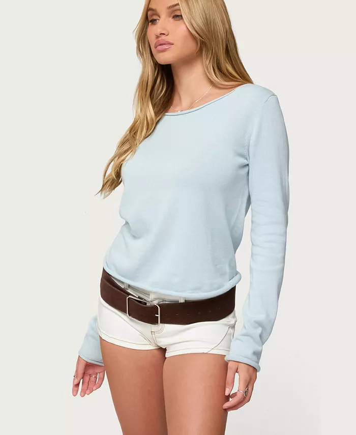 Women's Sonny Relaxed Rolled Sweater - thumbnail 3