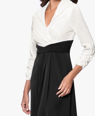 Petite 3/4-Sleeve Long Dress