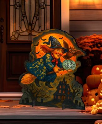 Halloween Flying Witch Door Wall Hanger