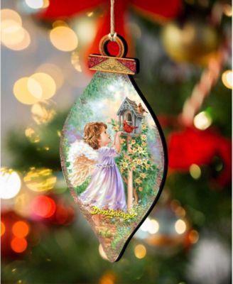 Angels Are Near Holiday Ornament