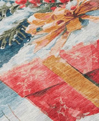 Holiday Washable Indoor/Outdoor ACN1805 1'8"x2'6" Area Rug