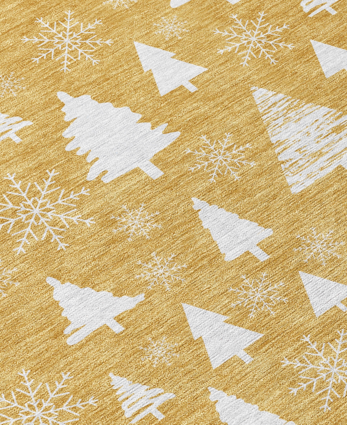 Addison Holiday Washable Indoor/outdoor Acn1815 1'8"x2'6" Area Rug In Gold