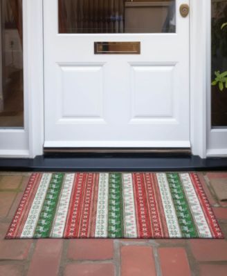 Holiday Washable Indoor/Outdoor ACN1818 1'8"x2'6" Area Rug